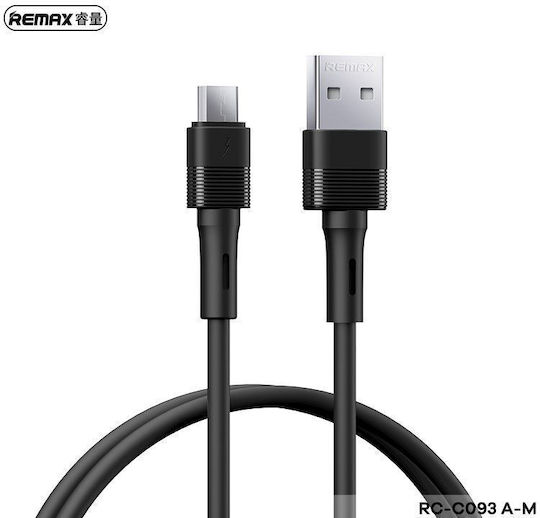 Remax RC-C093 Regulär USB 2.0 auf Micro-USB-Kabel Schwarz 1m 1Stück