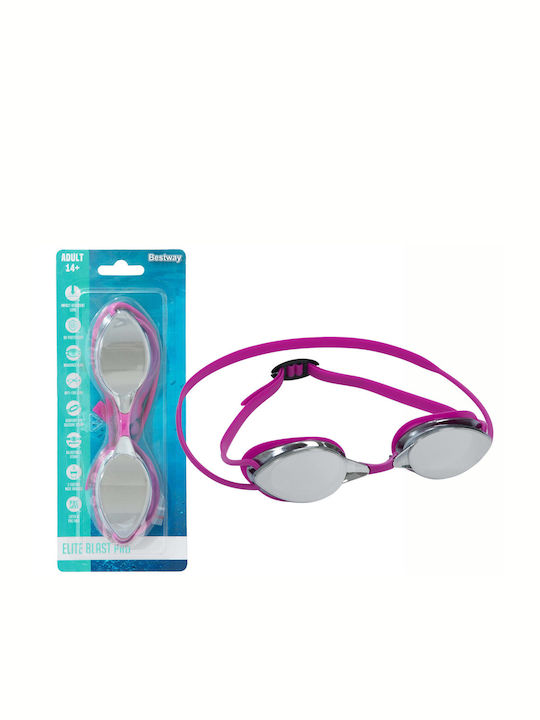 Swimming Goggles Adults with Anti-Fog Lenses Purple