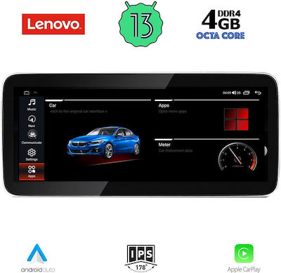 Lenovo Ηχοσύστημα Αυτοκινήτου για BMW Σειρά 3 2009-2012 (Bluetooth/USB/AUX/WiFi/GPS/Apple-Carplay/Android-Auto) με Οθόνη Αφής 12.3"