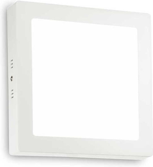 Ideal Lux Platz LED Panel 19W mit Natürliches Weiß Licht 4000K