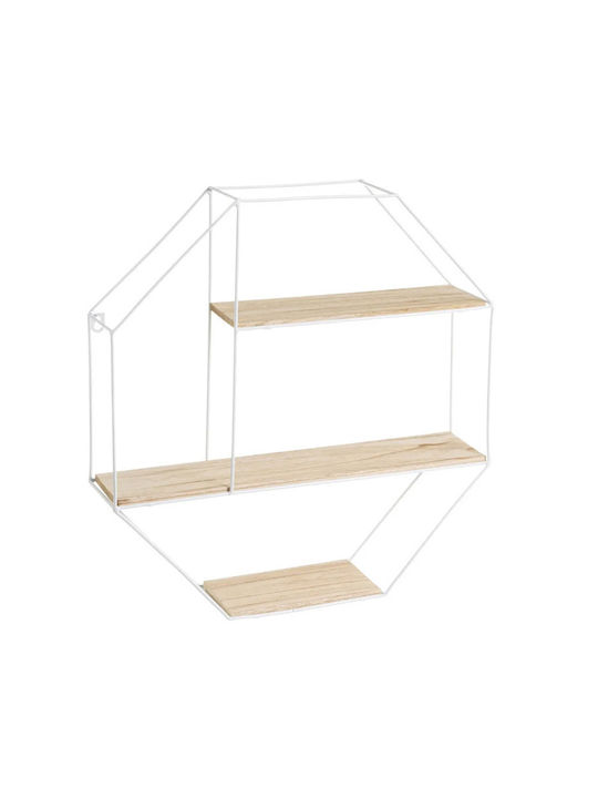 Shelf Wall White 53x53x53cm