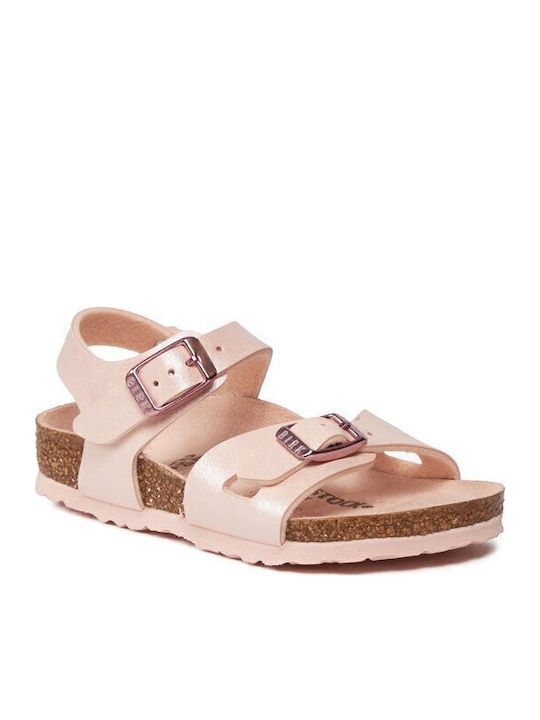 Birkenstock Παιδικά Πέδιλα Rio Ανατομικά Ροζ