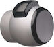 Meroni Serrature Knob Lock Silver with Button