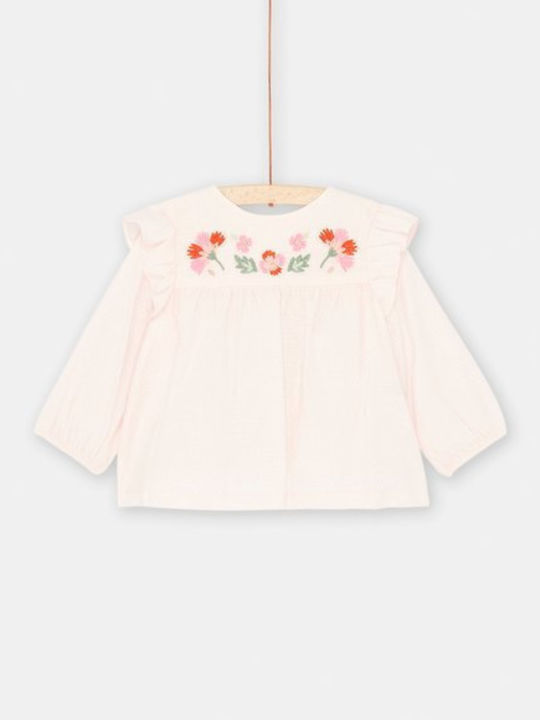 Dpam Kids Blouse Long Sleeve Pink