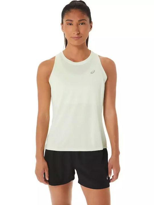 ASICS Damen Sportliches Bluse Ärmellos Schnell trocknend Weiß