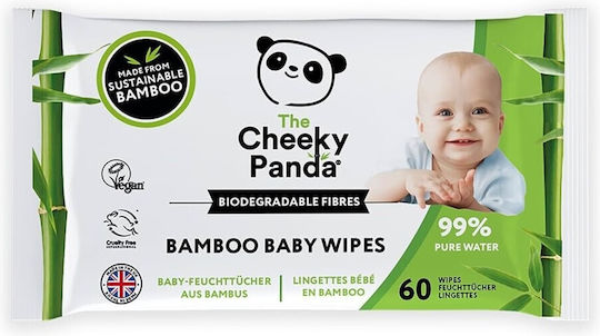 The Cheeky Panda Baby Wipes 60pcs