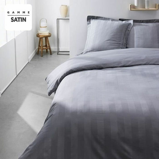 Today Husă de Pilotă Bumbac Super Dublă 220x240 Satin Gri