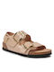 Birkenstock Milano Γυναικεία Σανδάλια σε Μπεζ Χρώμα Narrow Fit