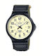 Casio Collection Men's Watch 44mm Battery with Green Fabric Strap