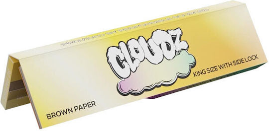 Cloudz Zigarettenpapiere Schlank King Size mit Kegelspitzen 32 Blätter 26Stück