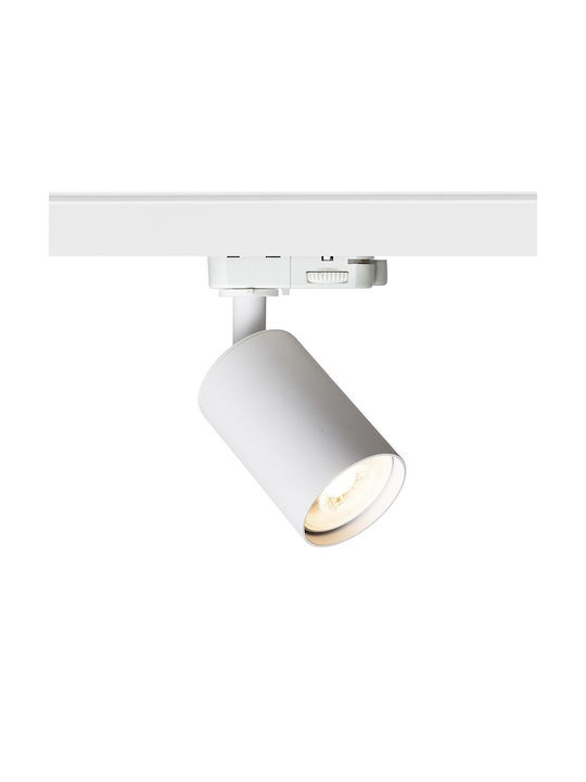 Rendl Light Studio Dude Three-Circuit Lighting Tracks Single Spot with Socket GU10 in White Color
