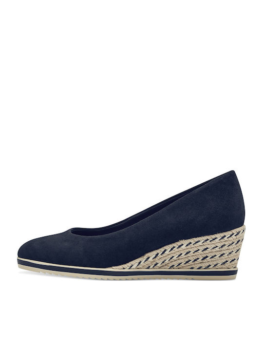 Damenplattformen Blau