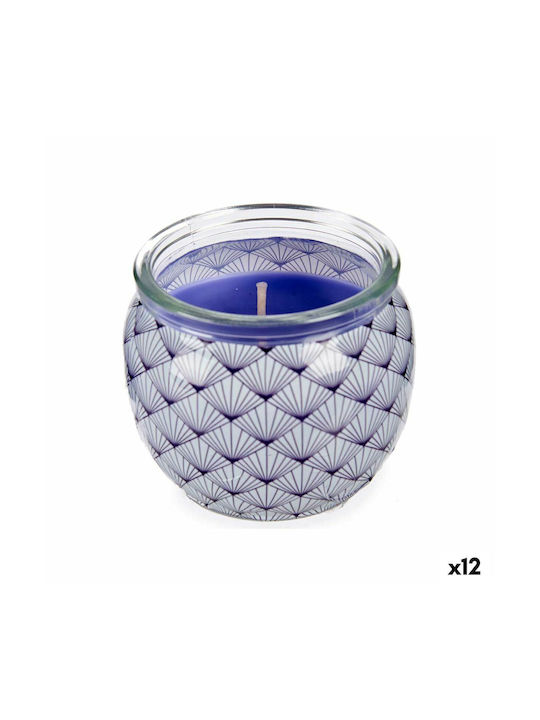 Scented Candle Jar Purple 7.5x7.5cm 12pcs