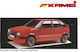 Kamei Spoiler Αυτοκινήτου Συμβατό με BMW X1 Seat Ibiza