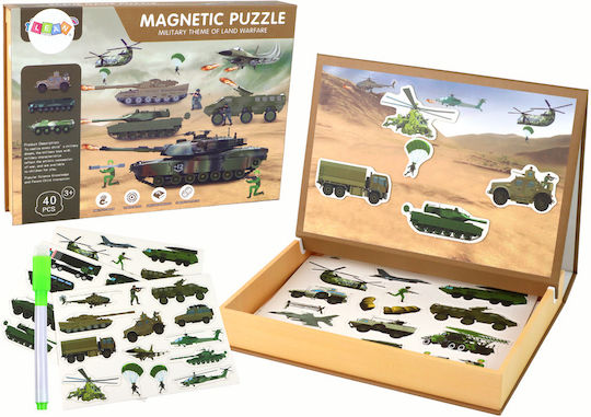 Lean Toys Μαγνητικό Παιχνίδι Κατασκευών A Land War για Παιδιά 3+ Ετών