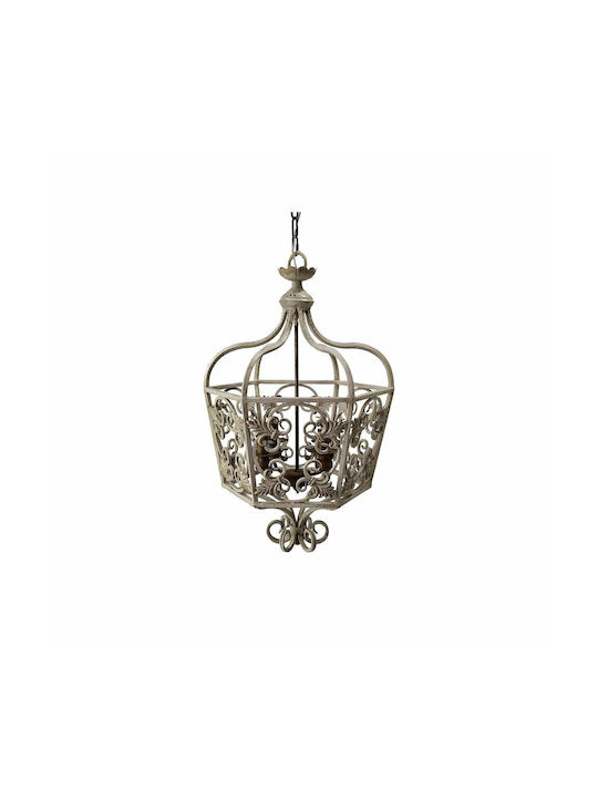 DKD Home Decor X Pendant Chandelier Silver S3041823