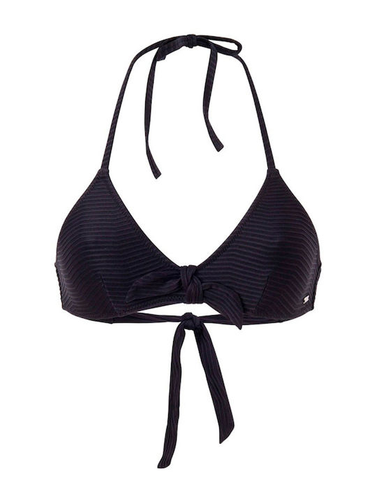 Pepe Jeans Triangle Bikini Top Black