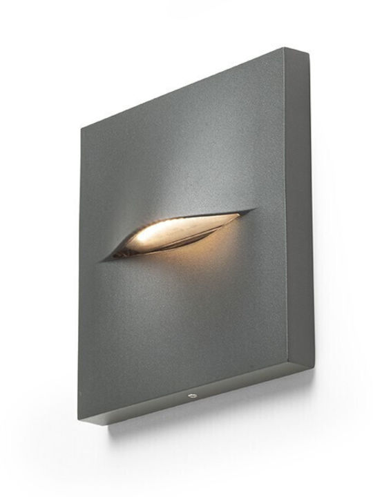 Rendl Light Studio Bobo Sq Wall-Mounted Outdoor Light LED IP65 3W with Warm White Light 14x3.3x14εκ.