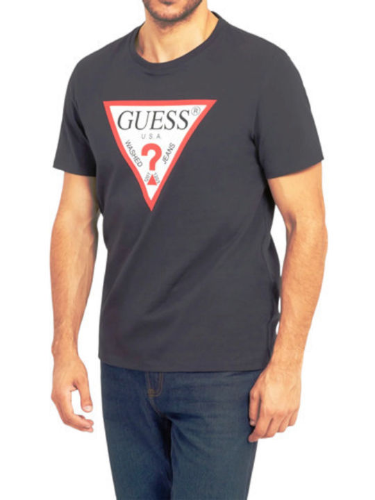 Guess Ανδρικό T-shirt Κοντομάνικο Γκρι