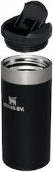 Stanley Ποτήρι Θερμός Ανοξείδωτο BPA Free Μαύρο 350ml