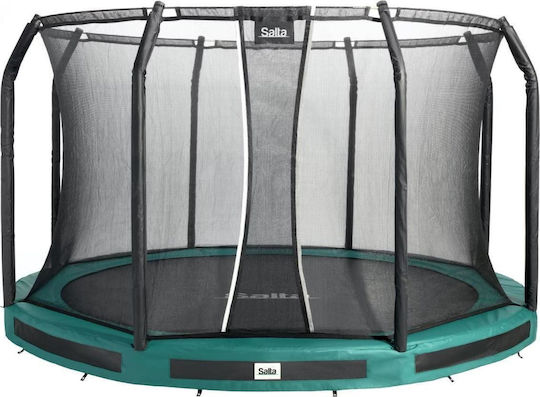 LTA Premium Ground Combo Τραμπολίνο Εξωτερικού Χώρου Διαμέτρου 427εκ. με Προστατευτικό Δίχτυ