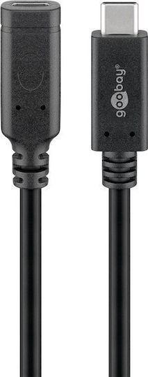 Goobay USB 3.2 Cable USB-C male - USB-C 60W Λευκό 1m 61038