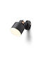 Rendl Light Studio Einzel Spot mit Fassung E27 in Schwarz Farbe