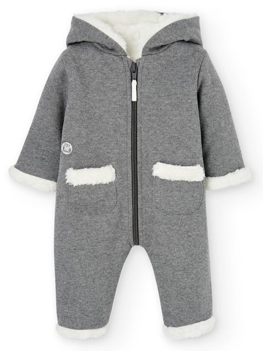 Boboli Baby Bodysuit Set for Outing Grey