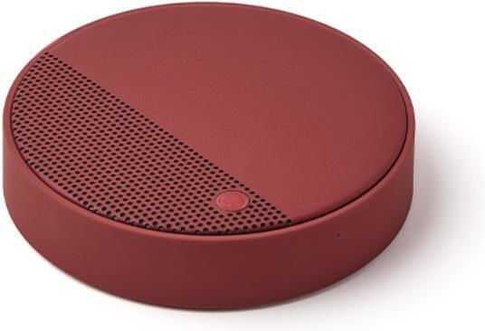 Lexon Oslo Energy Bluetooth Speaker 5W with Battery Life up to 3 hours Dark Red