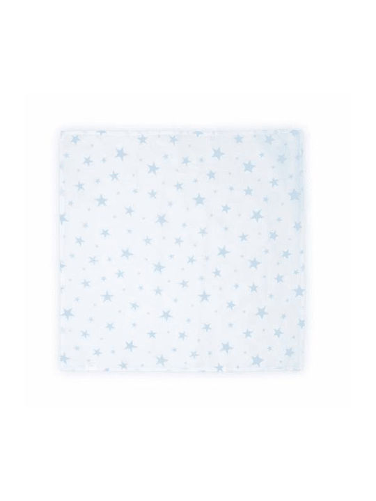 Lorelli Stars Muslin Burp Cloth Blue