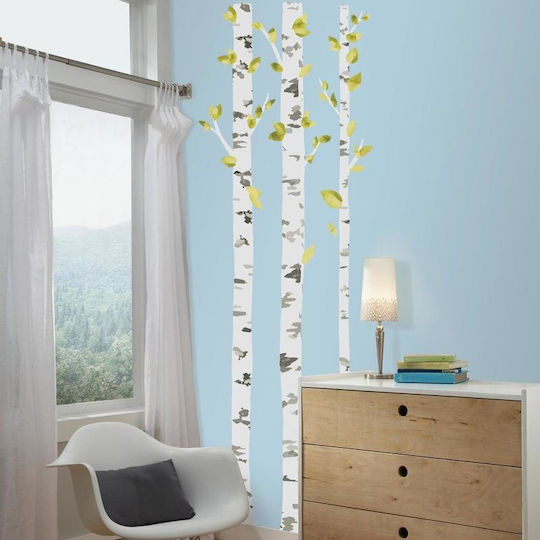 RoomMates Decor Детска стикерна за стена Стена Birch