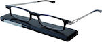 Optosquad Reading Glasses +1.00 Pocket in Black color D1977-BLACK-100