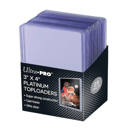 Ultra Pro Ultra Premium Platinum 3" X 4" (25 бр.) Toploader Стандартен Размер