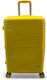 Olia Home Large Travel Suitcase Yellow with 4 W...