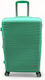 Olia Home Cabin Travel Suitcase Green with 4 Wh...