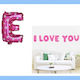 Balloon Foil Valentine's Day Letter “e” 16cm