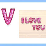 Balloon Foil Valentine's Day Letter 16cm