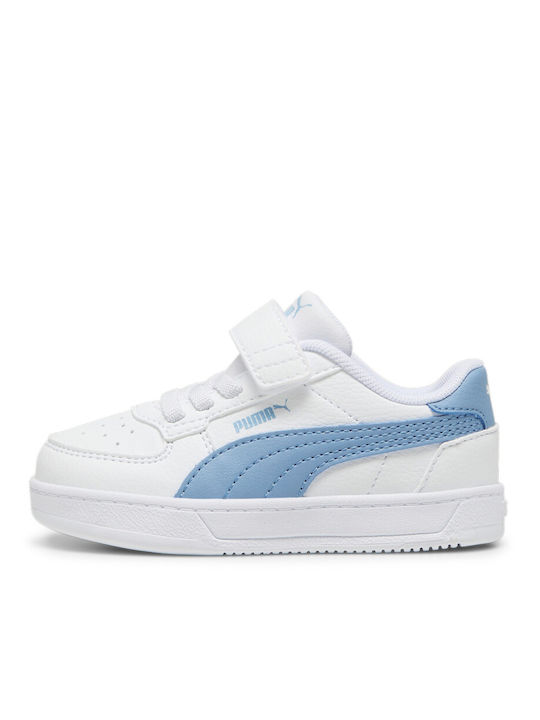 Puma Παιδικά Sneakers Caven με Σκρατς Λευκά