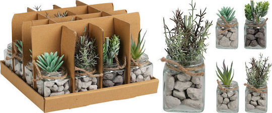 Artificial Plant in Small Pot Transparent 14cm Koopman