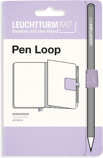 Leuchtturm1917 Тетрадка с Ластик и Калъф за Химикалка Лилав