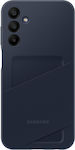 Samsung Card Slot Back Cover Σιλικόνης Blue Black (Samsung Galaxy A15)