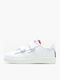 Player Basic Kinder Sneakers mit Klettverschluss Weiß
