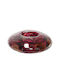 Gala Candle Holder Glass in Brown Color 14.5x4.5x4.5cm 1pcs