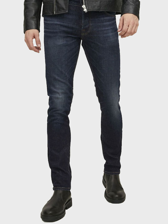 Jack & Jones Pantaloni de Bărbați din Jean în Croială Slim Blue