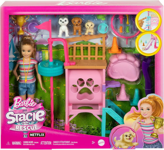 Barbie Rescue Puppy Doll Set for 3++ Years