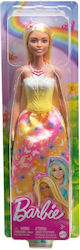 Barbie Royal with Brightly Highlighted Hair, Butterfly-Print Skirt and Accessories Doll for 3++ Years