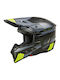 O'neal EX-SRS Hitch V.24 Black/Grey/Neon Yellow Cască de motocicletă Motocross ECE 22.06