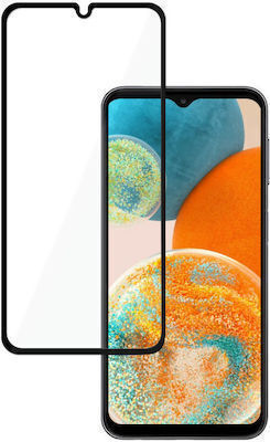 Kratzfest Vollflächig gehärtetes Glas Schwarz (Galaxy A25 5G)