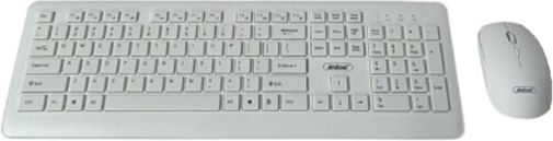 Andowl QK9000 Wireless Keyboard & Mouse Set International English White