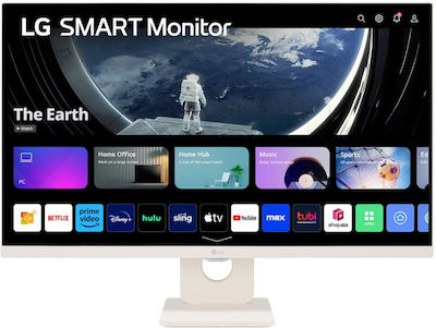 LG 27SR50F-W IPS Smart Monitor 27" FHD 1920x1080 με Χρόνο Απόκρισης 5ms GTG